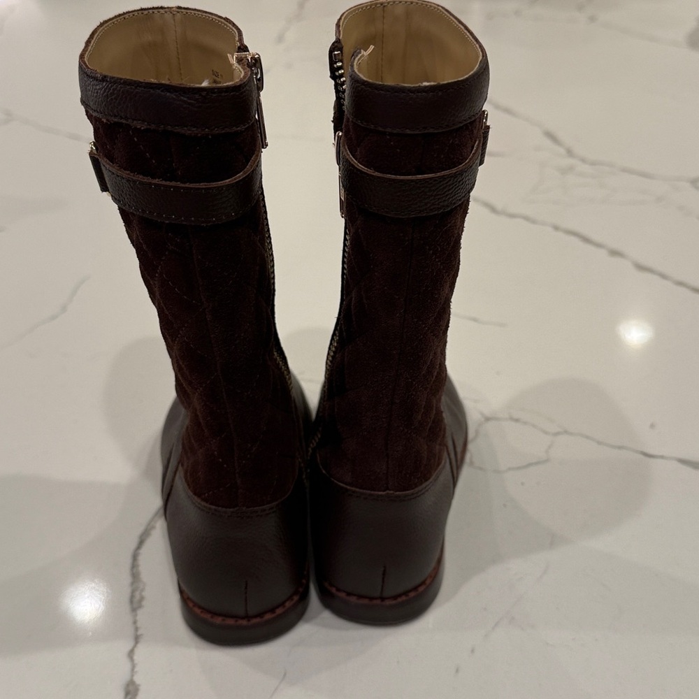 Janie & Jack Brown Kids Boots size 11 - Picture 4 of 4